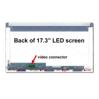 LCD Screen for N173FGE-L23 REV.C3 17.3-inch WideScreen 40 pin