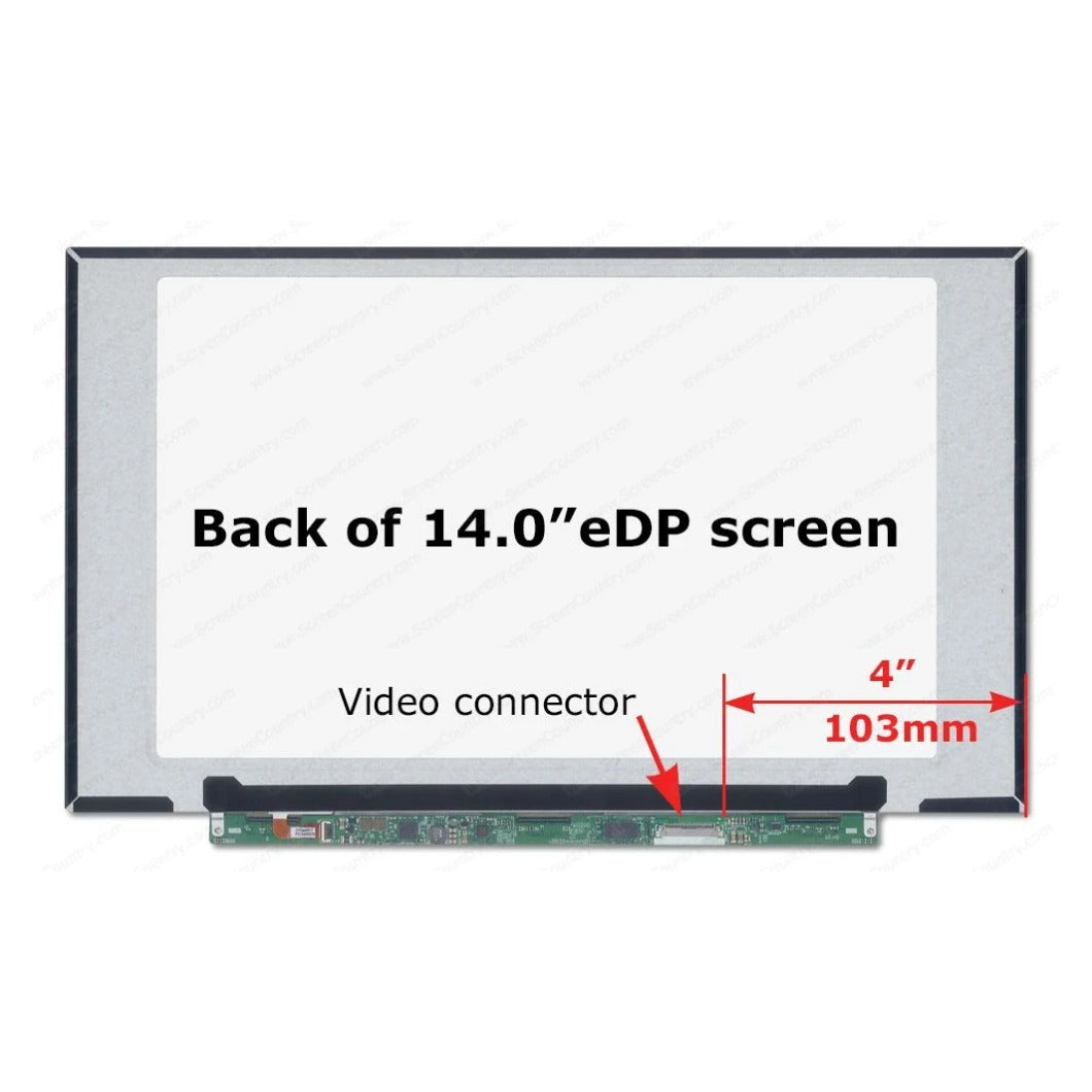 LCD Screen for N140BGA-EA4 NT140WHM-N43 V8.0 SHORT 315MM 14.0-inch HD 30 pin