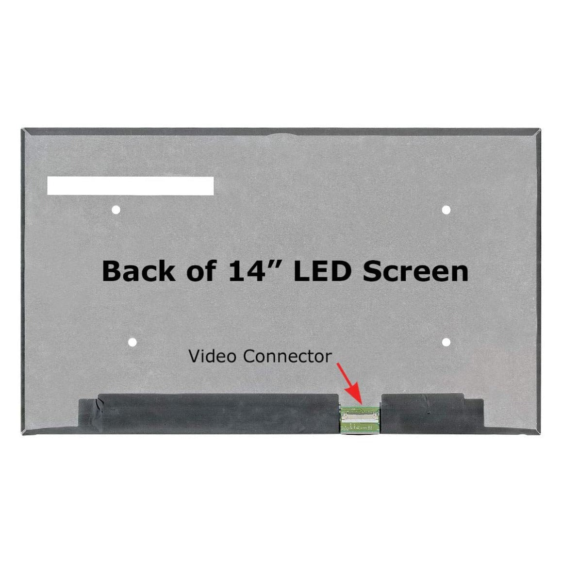 LCD screen for NV140FHM-N4F NV140FHM-N4T 14" flat short 315mm FHD 1920x1080 30 pin video Connector
