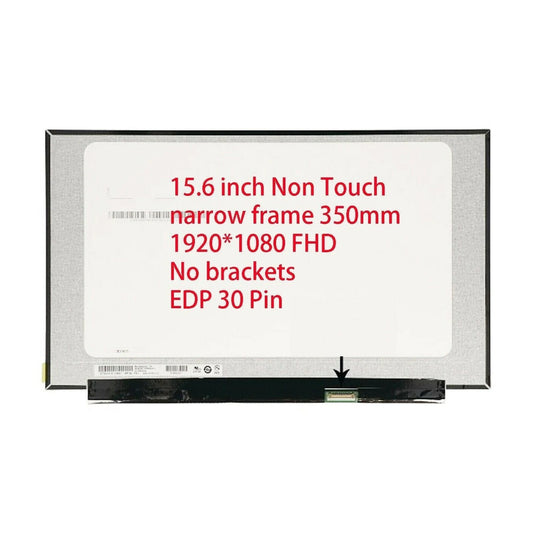 15.6" IPS FHD LCD Screen Compatible N156HCE-EN2 NV156FHM-N4C NV156FHM-N35 350mm
