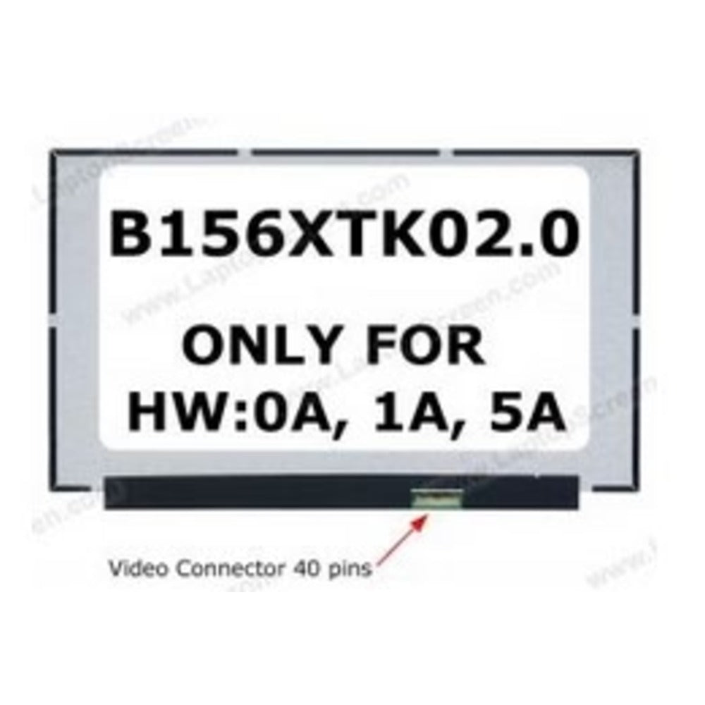 15.6" B156XTK02.0 HW1A touch