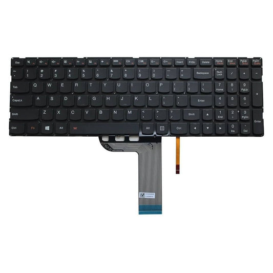 Backlit Keyboard for Lenovo Yoga 500 500-15IBD 500-15IHW 500-15ISK 80NT 80N7 Series Laptop Black US Layout