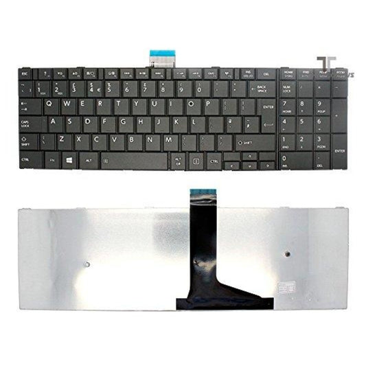 Replacement Keyboard for Toshiba Satellite C50 C50-a C50D C50d-a C50dt-A C50t-a C55 C55D C55T C55DT C70 C70D Black with Frame US Layout by Laptopking