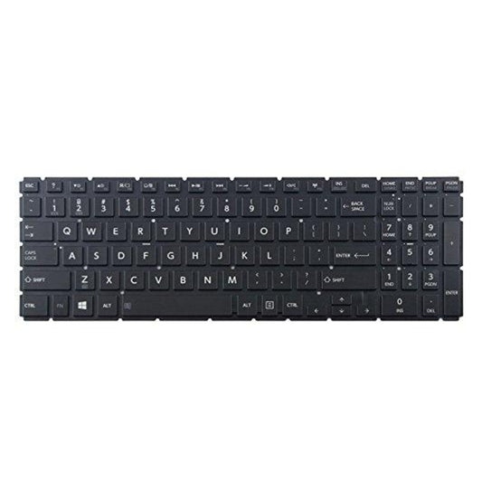 New Replacement Keyboard for Toshiba Satellite Portege Tecra - All Models Available 90-day Warranty (S50 S50D S50-A S50D-A S50t M50 S75 - Backlight, Black with Silver Frame) US Layout