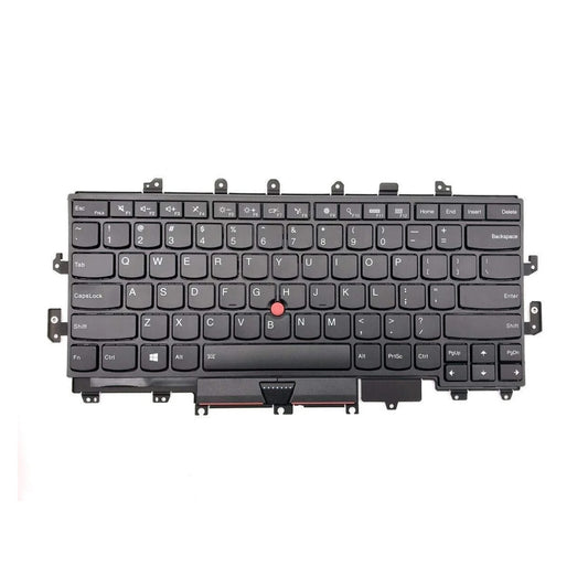 Keyboard for Lenovo Thinkpad X1 Yoga 1st Gen 20FQ 20FR 01AX828 SN20H34951 00PA04 Series Laptop Black US Layout