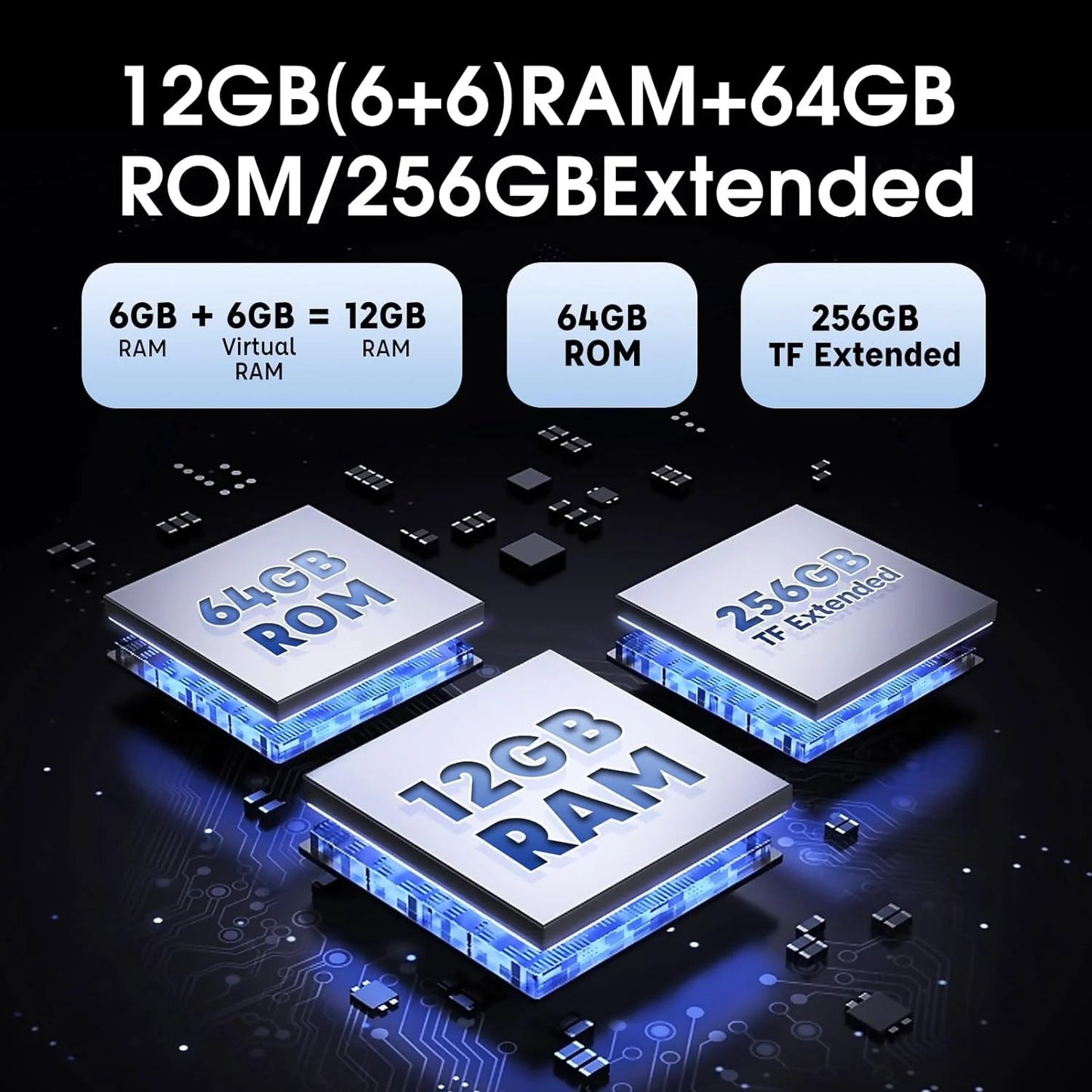 Ulefone Armor X13 Rugged Phone, 6GB RAM+6GB virtual RAM / 64GB, 50MP Rear Camera, 24MP Night Vision Camera, 6.52” Screen, 6320mAh, NFC, GPS, Dual 4G Unlocked Phones — LK-PHN-GEN-0001