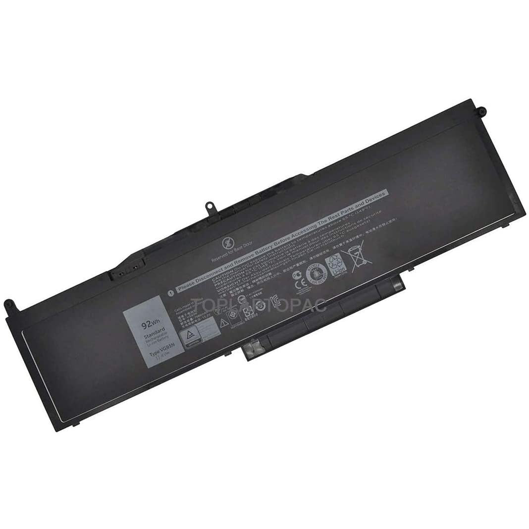 Dell Precision 3530 Latitude 5591 New 11.4V 92Wh VG93N WFWKK Battery Compatible with Dell VG93N Series Laptop — LK-BAT-DEL-0001