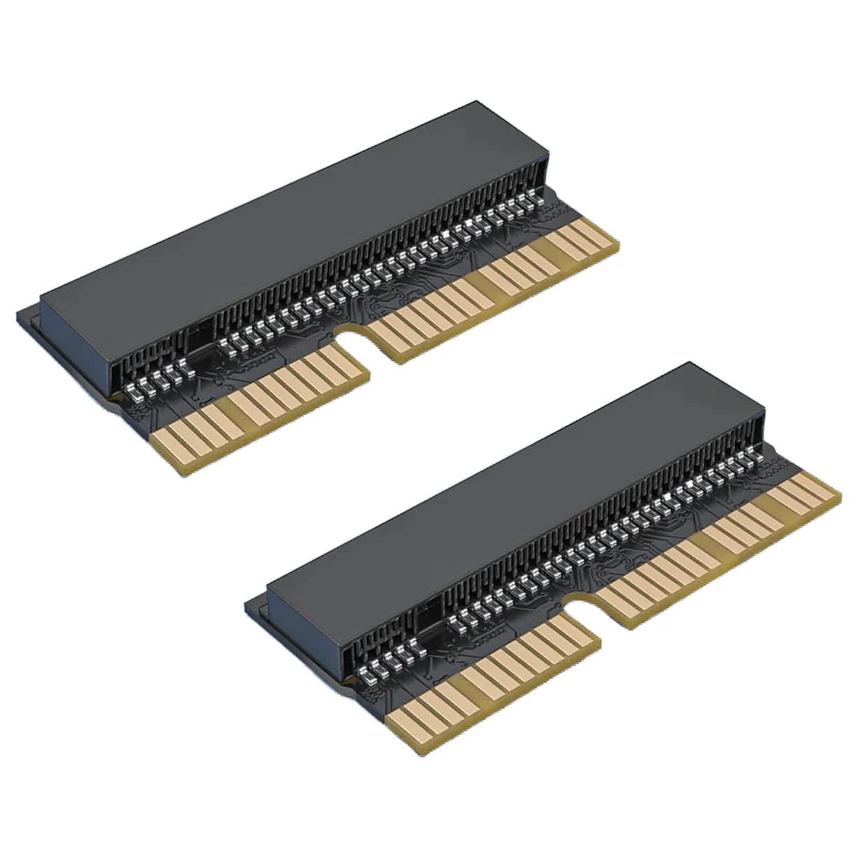 M.2 NVME SSD Convert Adapter, 12+16pin M.2 NGFF M-Key SSD Convert Card for MacBook Air Pro Retina Mid 2013 2014 2015 2016 2017, NVME AHCI SSD Upgraded Kit for A1465 A1466 A1398 A1502 — LK-APL-APL-0044