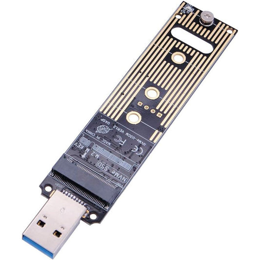 M.2 NVME USB 3.1 Adapter, M-Key M.2 NGFF NVME to USB Card Reader USB 3.1 Gen 2 Bridge Chip with 10 Gbps High Performance NVME Adapter Card Reader — LK-PRT-LK-0032