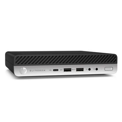 HP EliteDesk 800 G4 i5 Processor 8th Gen 8500T 2.1GHZ 8GB RAM, 256GB SSD Mini PC Refurbished — LK-STO-HP-0022