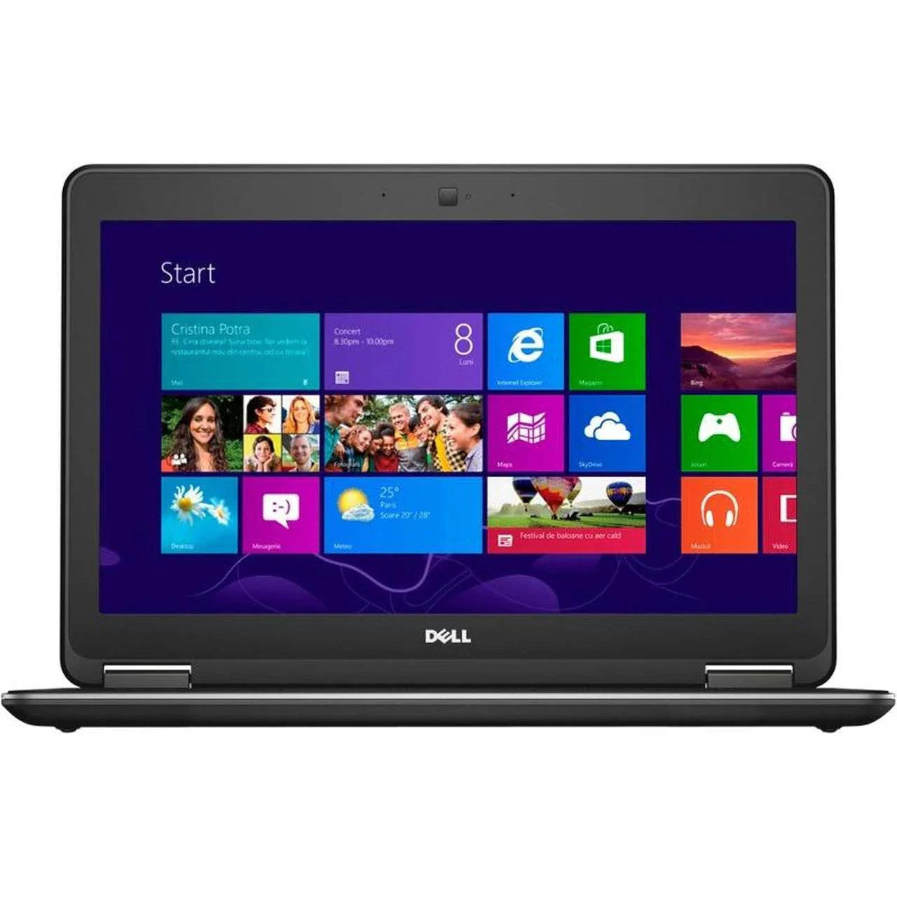 Dell Latitude E7250 12.5 Inch Laptop (Core I5 5th Gen/8GB/256 GB SSD/Windows 10 Pro/Integrated graphics), Black Refurbished — LK-LAP-DEL-0017