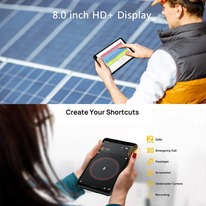 Ulefone Armor PAD Rugged Tablet Android 12, 8 Inch Waterproof-Tablet, Octa Core 4GB+64GB 256GB Expandable, 7650mAh Battery Industrial Tablet PC, 13MP+5MP, IP68&IP69K Tablets, 2.4G/5G WiFi, OTG, GPS/NFC — LK-PHN-GEN-0004