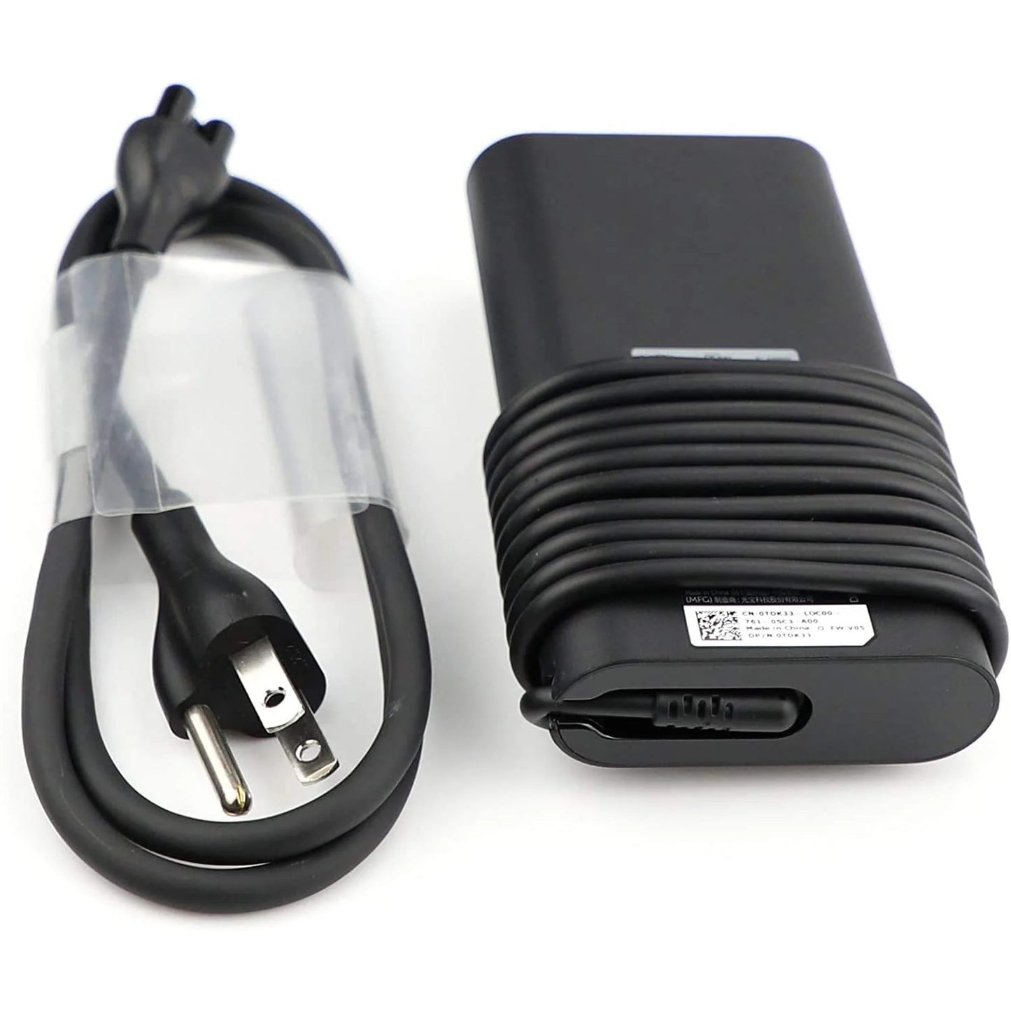 Dell 20V 6.5A 130W USB Type C 0K00F5 AC adapter for Dell XPS 2-in-1 4K Touch-Screen Laptop Model: XPS9575-7354BLK-PUS, Compatible with P/N: 0K00F5, K00F5 — LK-ADP-DEL-0021