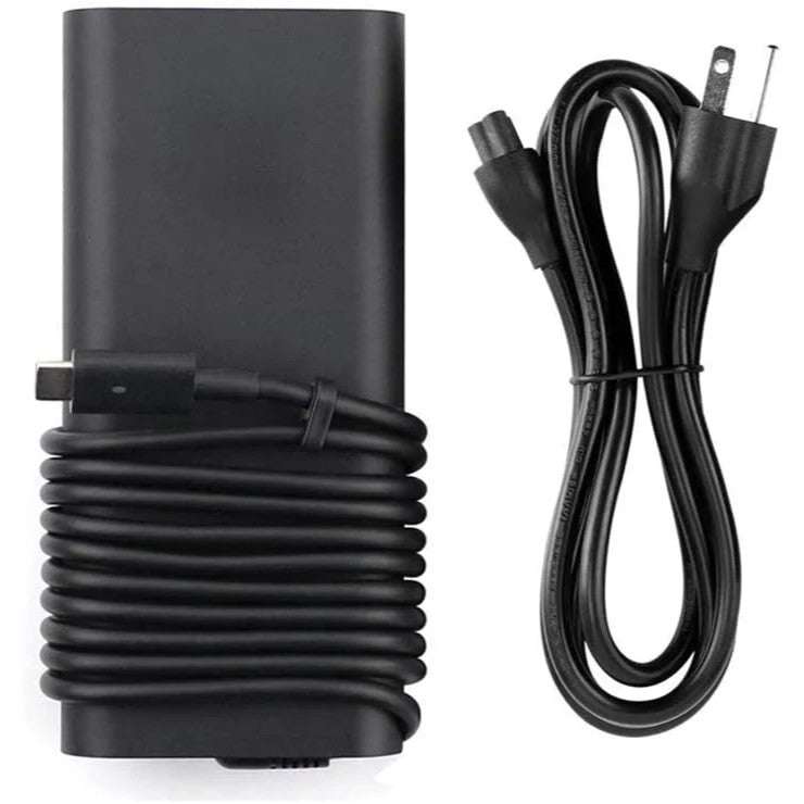 Dell 20V 6.5A 130W USB Type C 0K00F5 AC adapter for Dell XPS 2-in-1 4K Touch-Screen Laptop Model: XPS9575-7354BLK-PUS, Compatible with P/N: 0K00F5, K00F5 — LK-ADP-DEL-0021