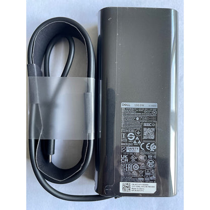 Dell 20V 6.5A 130W USB Type C 0K00F5 AC adapter for Dell XPS 2-in-1 4K Touch-Screen Laptop Model: XPS9575-7354BLK-PUS, Compatible with P/N: 0K00F5, K00F5 — LK-ADP-DEL-0021