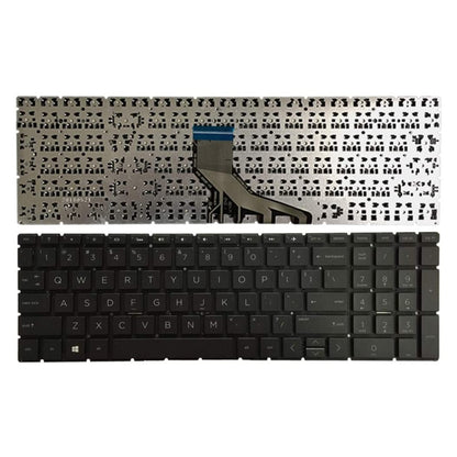 Keyboard for HP Pavilion 15-DA 15-DB TPN-C135 TPN-C136 US Layout - Black (No Backlight & Pointer)