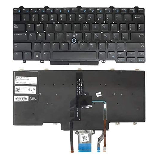 Keyboard for E7470 Dell e7470 kB Laptop with Backlight & truckpoint US Layout