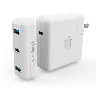 DigiPower 3 Port Charging hub for Apple Power Adapter Charge Direct Connect USB Hub