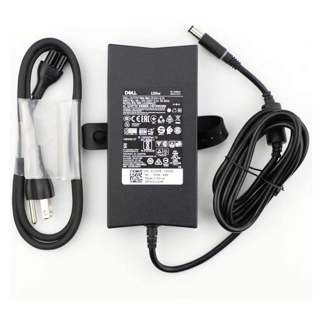 Dell 130W Slim Design Charger Big pin AC Power Adapter for Dell Family-13, FC892, HP-AD130B13P, IM-M150727, K5294, NADP-130AB B, NADP-130ABB, PA-1131-02D, pa13, PA-13, 100% Compatible with PA-4E Family, PA-13 Family