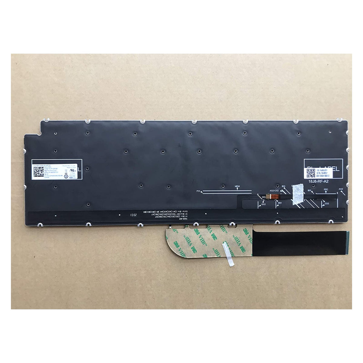 Keyboard for Dell Inspiron 15 inch 7590 5584 5590 5593 5594 5598 US English Keyboard with Backlight