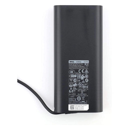 Dell 130W 19.5V 6.67A Tip 4.5mm XPS 15 9530 9550 9560 / Precision M3800 5510 5520 Laptop Charger 130W(watt) AC Power Adapter - RN7NW, DA130PM13Z (Refurbished)