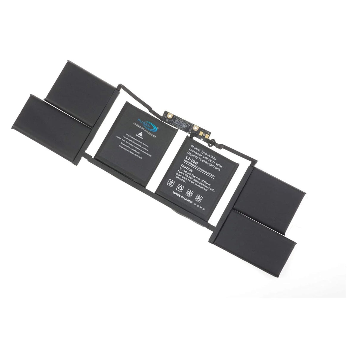 A1820 Laptop Battery for MacBook Pro 15 inch A1707 Late 2016 Mid 2017 EMC 3162 3072 Series MLH32LL/A MLH42LL/A MLW72LL/A MLW72HN/A MLW82LL/A MPTR2LL/A MPTW2LL/A 11.4V 76Wh