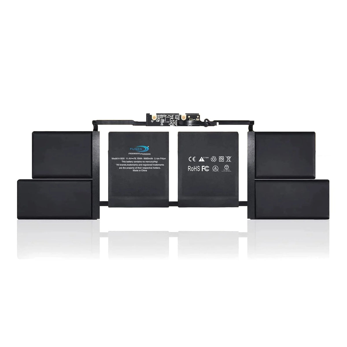 A1820 Laptop Battery for MacBook Pro 15 inch A1707 Late 2016 Mid 2017 EMC 3162 3072 Series MLH32LL/A MLH42LL/A MLW72LL/A MLW72HN/A MLW82LL/A MPTR2LL/A MPTW2LL/A 11.4V 76Wh