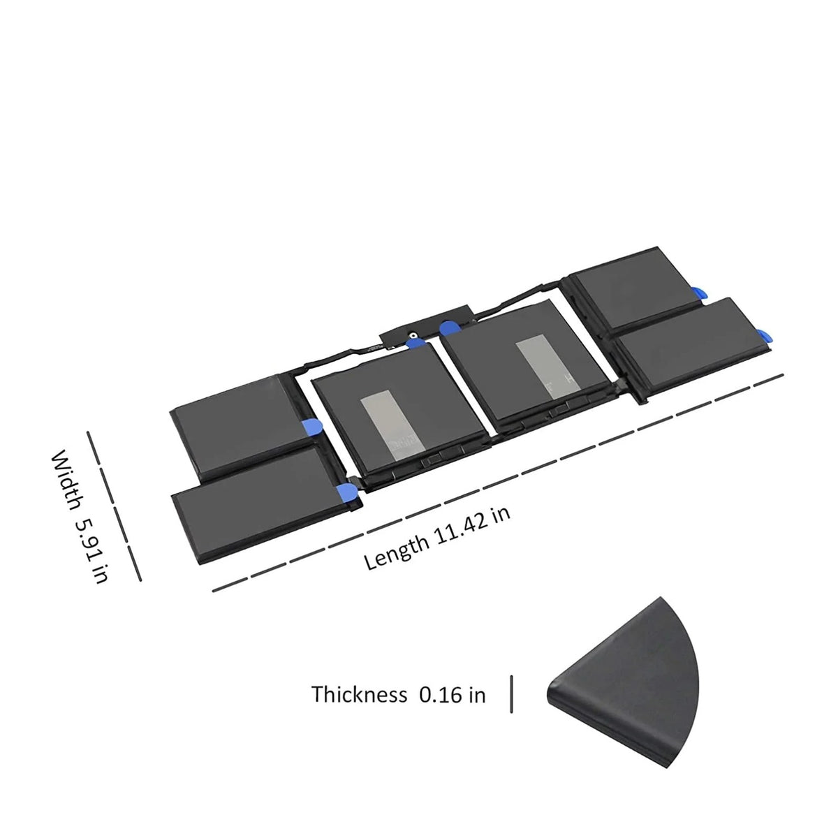 laptop battery for A1953 MacBook Pro 15" Touch Bar A1990 EMC 3215 3359 BTO CTO Mid 2018 2019 MV902LL/A MV912LL/A MV922LL/A MV932LL/A MV942LL/A MV952LL/A MV962LL/A MV972LL/A MV902B/A MV912B/A