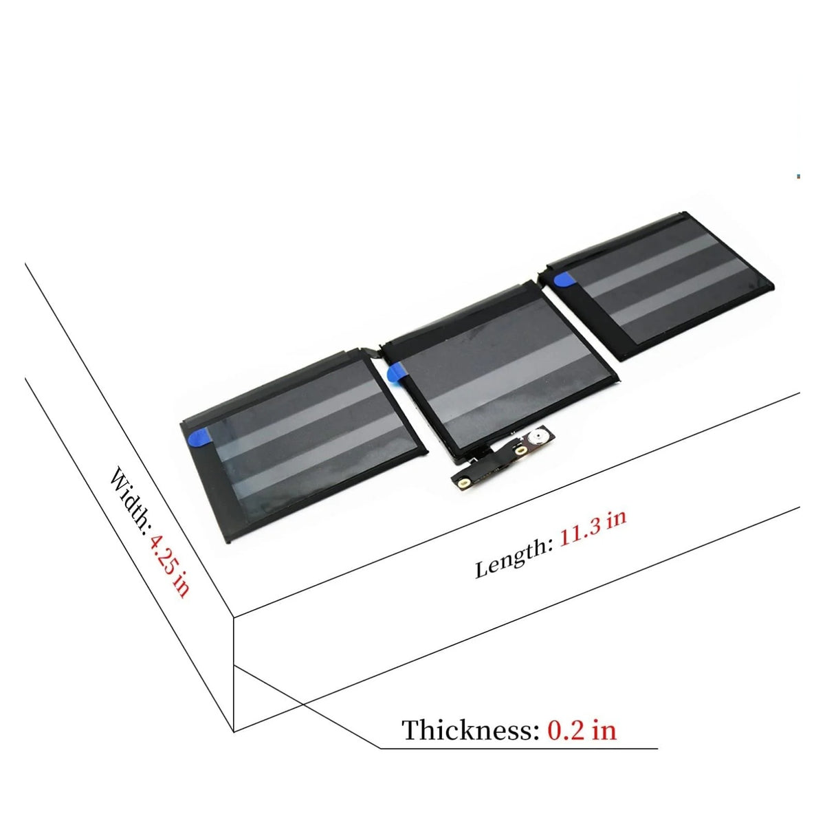 battery for A2171 MacBook Pro 13-inch A2159 (EMC 3301)(Mid 2019) A2289 A2338 MUHN2LL/A MUHP2LL/A MUHQ2LL/A MUHR2LL/A MUHR2LL/B MacBook Pro 13 Inch Two Thunderbolt 3 A2159 MUHR2LL