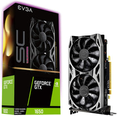 EVGA GeForce GTX 1650 SC Ultra Gaming, 04G-P4-1057-KR, 4GB GDDR5, Dual Fan, Metal Backplate  sale
