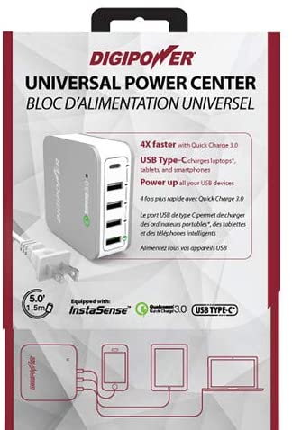 Digipower CT-QC22405 5 Port Home Charger