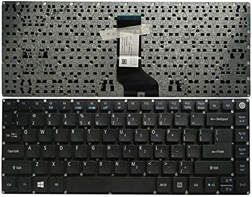 LaptopKing Replacement keyboard for Acer swift 3 SF314-51-53MF Black US Keyboard