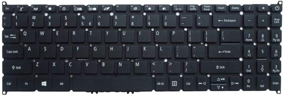 LaptopKing Replacement keyboard for Acer Aspire 3 A315-54 A315-54G Aspire 5 A515-54 A515-54G series Laptop US Keyboard