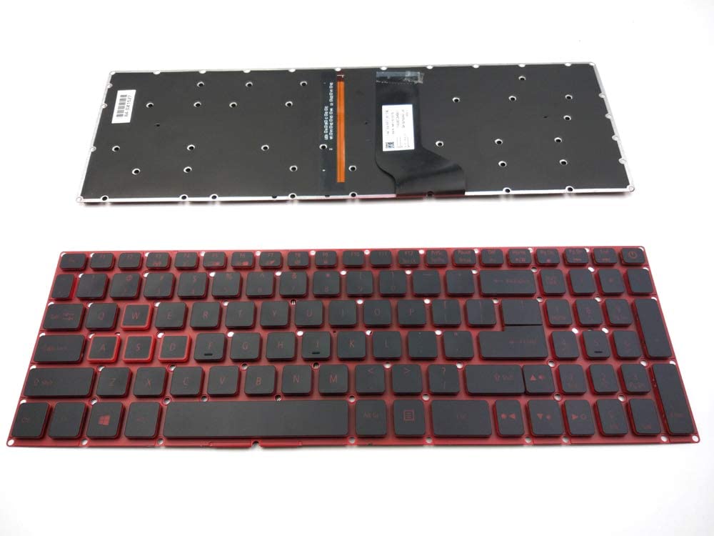 LaptopKing Replacement keyboard for Acer Nitro 5 AN515 AN515-51 AN515-52 AN515-53 Series Laptop Red color with Backlight