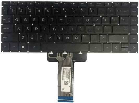 LaptopKing Replacement US Keyboard for HP 14-cf1010ca 14-cf0008ca 14-cf1020ca HP 14-BD 14-CC 14-CD 14m-cd 14-CE 14-CF 14-CK 14-CM  Laptop Keyboard Black