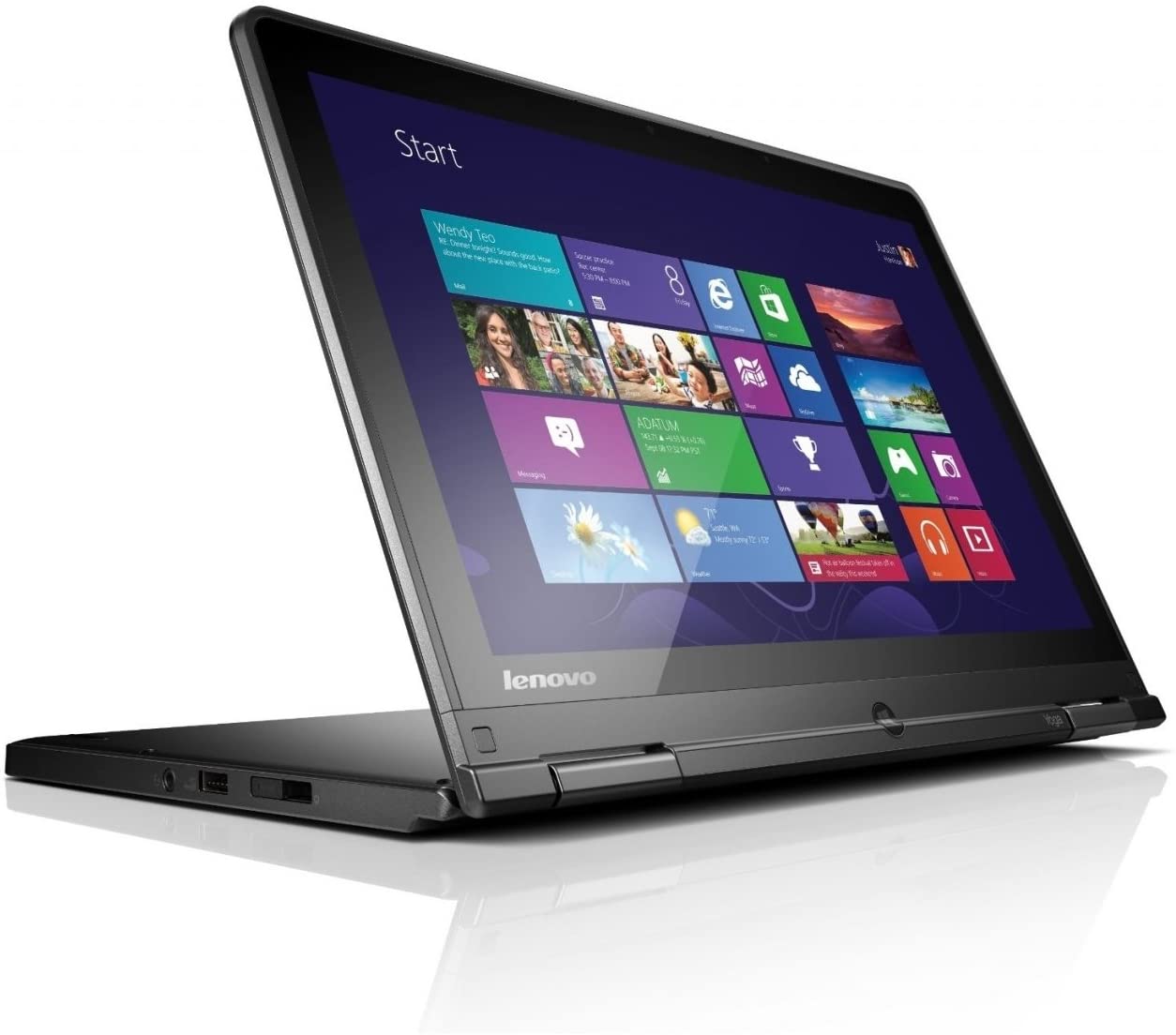 Lenovo Thinkpad Yoga S1 Intel Core i5 4th Gen 4300U (1.90 GHz) 8 GB Memory 256 GB SSD 12.5" Touchscreen 1920x1080 Convertible 2-in-1 Laptop Windows 10 Pro (Renewed)