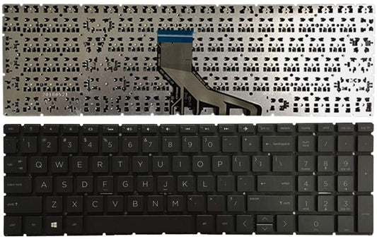 LaptopKing Replacement Keyboard for HP Pavilion 15-DA 15-DB TPN-C135 TPN-C136 US Layout - Black (No Backlight & Pointer)