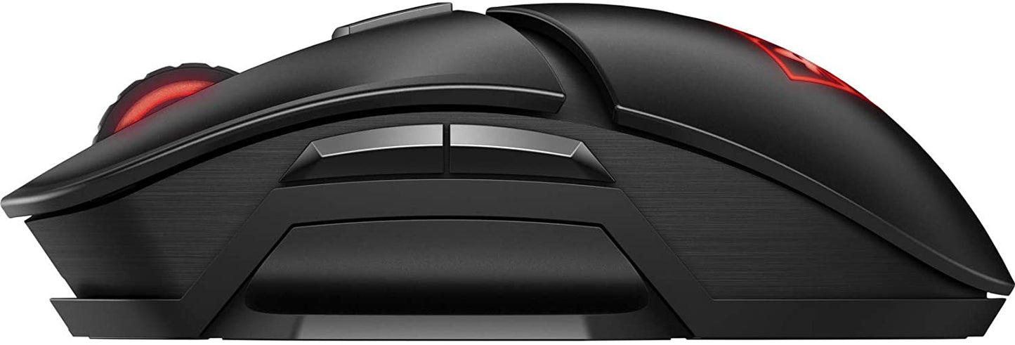 OMEN by HP Photon Wireless Gaming Mouse with Qi Wireless Charging, Programmable Buttons, Custom RGB, E-Sport DPI (6CL96AA)