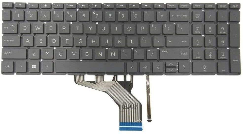 LaptopKing New Replacement Keyboard for HP Envy 15-CN/15-DY (with Backlight) Laptop US Layout