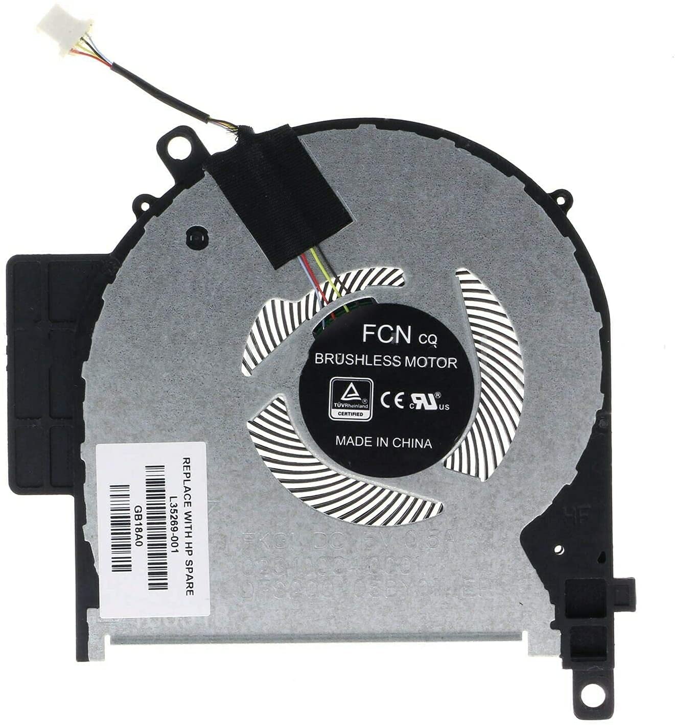 LaptopKing Replacement CPU Cooling Fan for HP Envy X360 15-CP 15-CN 15M-CP, 15-CN0001LA 15-CP0078NR 15-CP0053CL 15-CP0076NR 15M-CN0011DX Series Laptop P/N: L23569-001 L20107-001