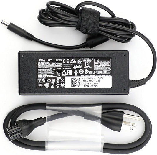 Dell 90W Replacement AC Adapter for Dell XPS 13 (L321X) / (L322x), 13 (9343), XPS 12 (9Q23) / (9Q33), 11 (9P33), 100% Compatible with P/N: RT74M, 0RT74M, VRJN1, LA90PM111, PA-1900-32D5 New Original