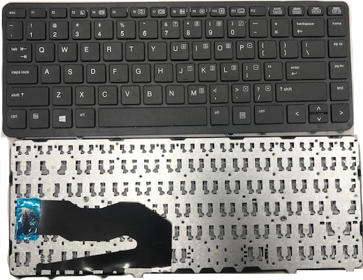 LaptopKing Replacement Keyboard for HP Elitebook 840 G1 G2 / 850 G1 G2 / HP ZBook 14 Mobile Workstation Series Laptops Black US Layout - 1 Year Warranty