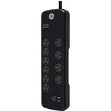 GE 33672 Pro Surge Protector with 10 Outlets and 2 USB Charging Ports - Laptop King