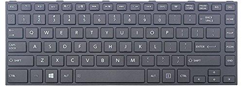 New Replacement Keyboard for Toshiba Satellite Portege Tecra - All Models Available ***1 Year Warranty*** (Satellite C40 C40A C45 C40D C40t C45t, Black with Frame) US Layout - Laptop King