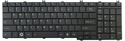 LaptopKing Replacement Keyboard for Toshiba Satellite C650 C655 C655D C665 C670 L650 L670 L770 L750 L755D L770 L775 L775D Series Laptops US Layout Black - 1 Year Warranty - Laptop King