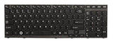 LaptopKing Replacement Keyboard for Toshiba Qosmio Series X770 Series Toshiba Satellite Series A660 A660D A665 A665D P750 P750D P755 P755D P770 P770D P775 P775D Series Black with Frame US Layout with 1 Year Warranty - Laptop King