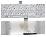 New Replacement Keyboard for Toshiba Satellite Portege Tecra - All Models Available ***1 Year Warranty*** (Satellite S50 S50D S50-A S50D-A S50t M50 S75, White with Frame) US Layout - Laptop King