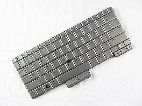 Replacement Keyboard for HP/Compaq Pavilion HP EliteBook HP Envy - All Models Available - ***1 Year Warranty*** LaptopKing Keyboard (Business Notebook 2730P, Silver) US Layout - Laptop King