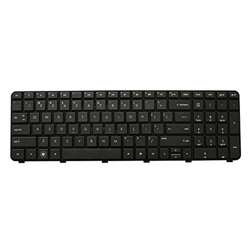 Replacement Keyboard for HP/Compaq Pavilion HP EliteBook HP Envy - All Models Available - ***1 Year Warranty*** LaptopKing Keyboard (DV7-6000, Black, Black Frame) US Layout - Laptop King