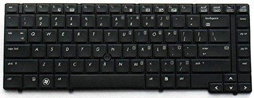 LaptopKing Replacement Keyboard for HP Probook Series 6440b 6445b 6450b 6455b 6550B 6555B Laptops Black US Layout with 1 Year Warranty - Laptop King